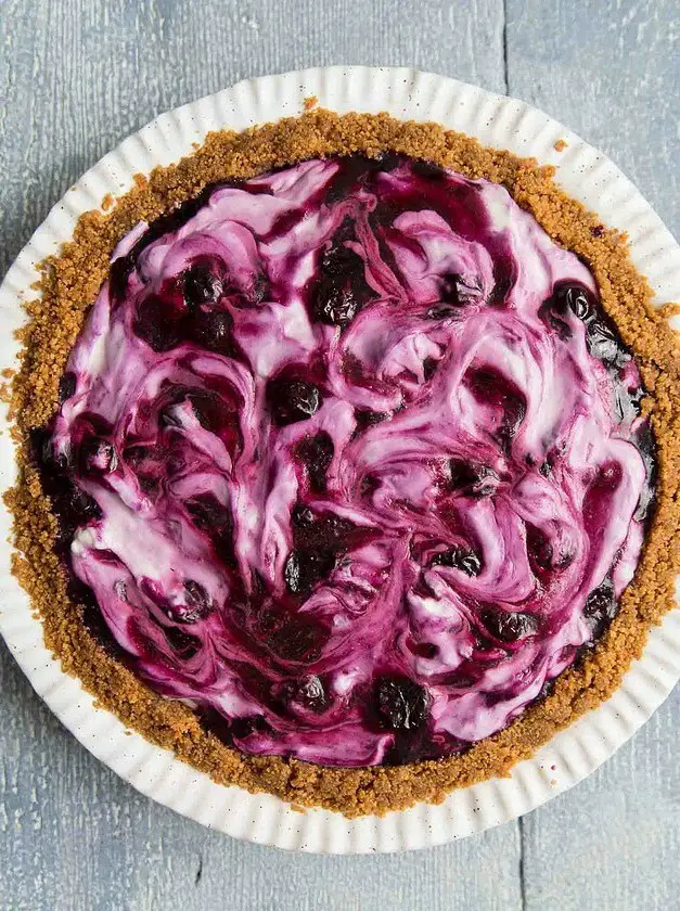 Blueberry Icebox Pie