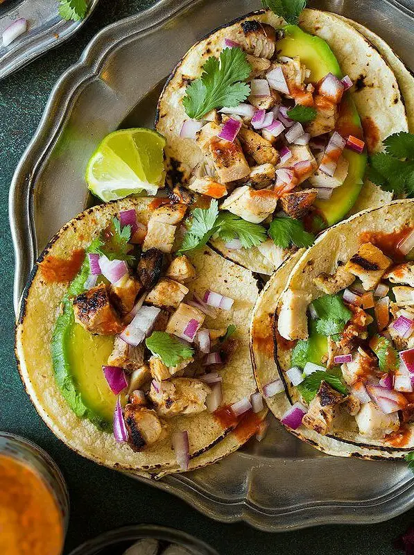 Grilled Chicken Street Tacos