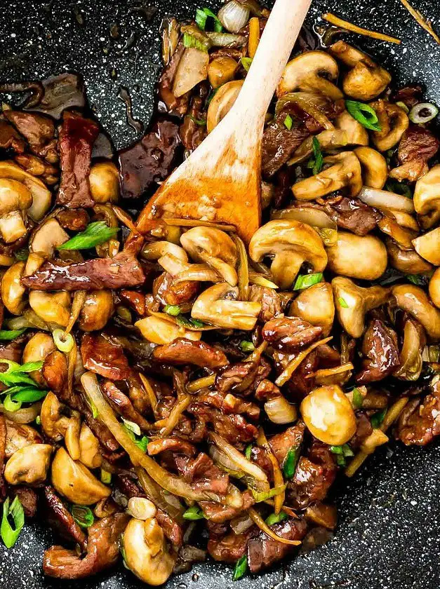 Beef Mushroom Stir Fry