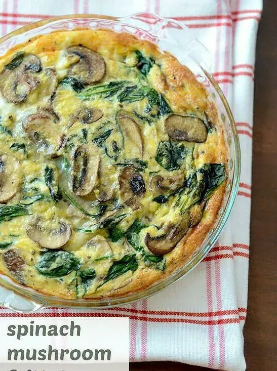 Spinach Mushroom Frittata