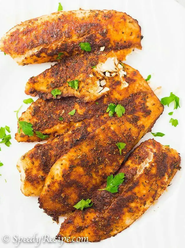 Oven Baked Blackened Tilapia