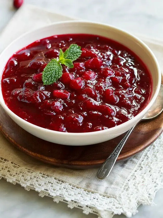 Homemade Cranberry Sauce