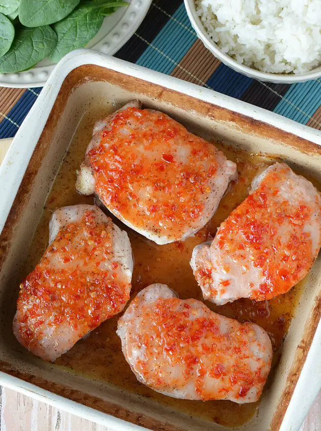 Instant Pot Sweet Chili Pork Chops