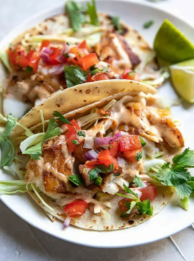 Blackened Cod Fish Tacos