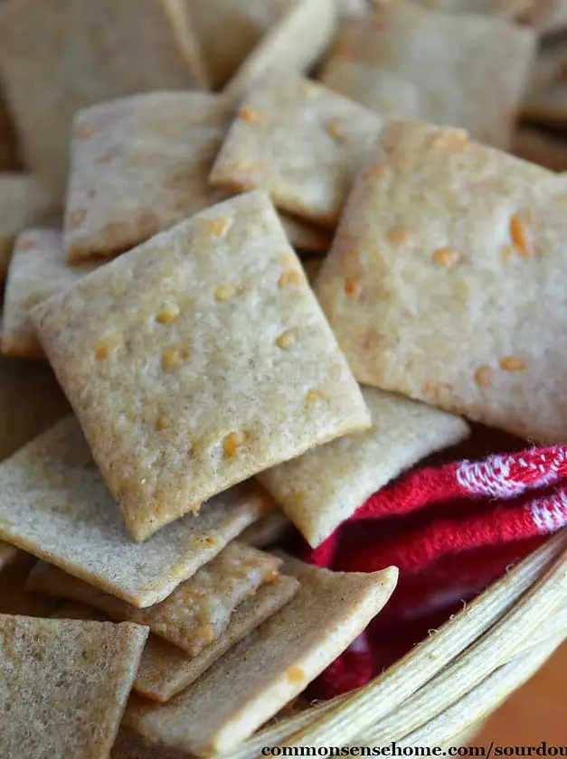 Sourdough Crackers