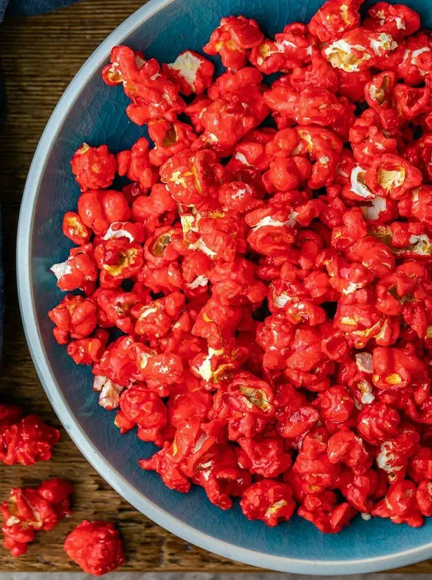 Red Hot Cinnamon Popcorn