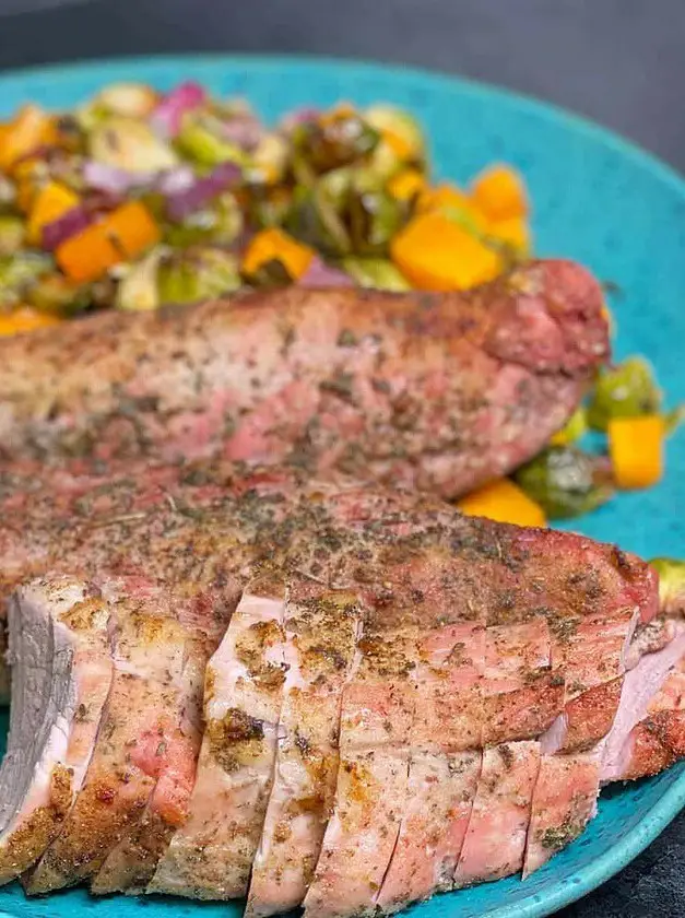 Roast Pork Tenderloin with Fall Vegetables