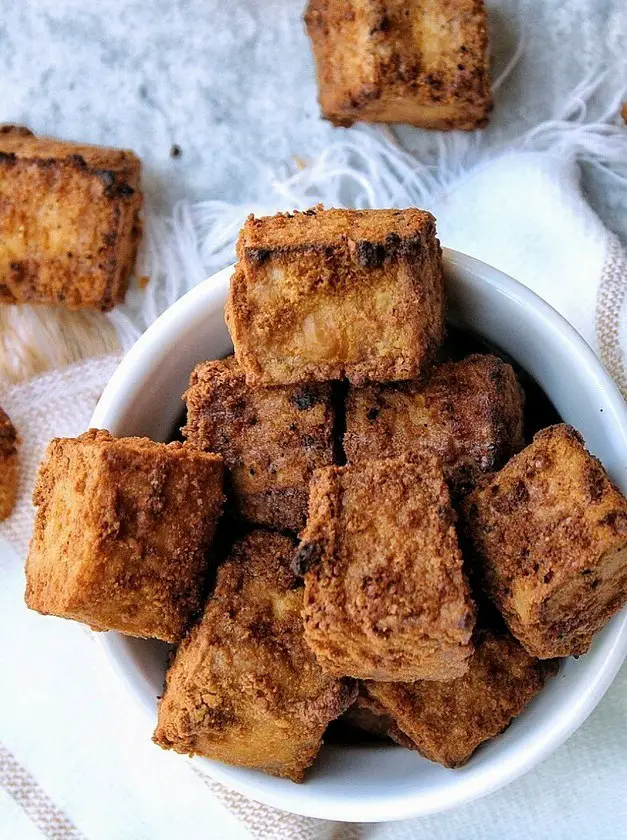 Crispy Air Fryer Tofu Nuggets