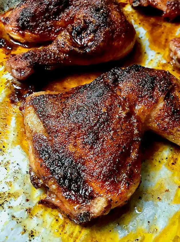 Roasted Chicken Leg Quarters