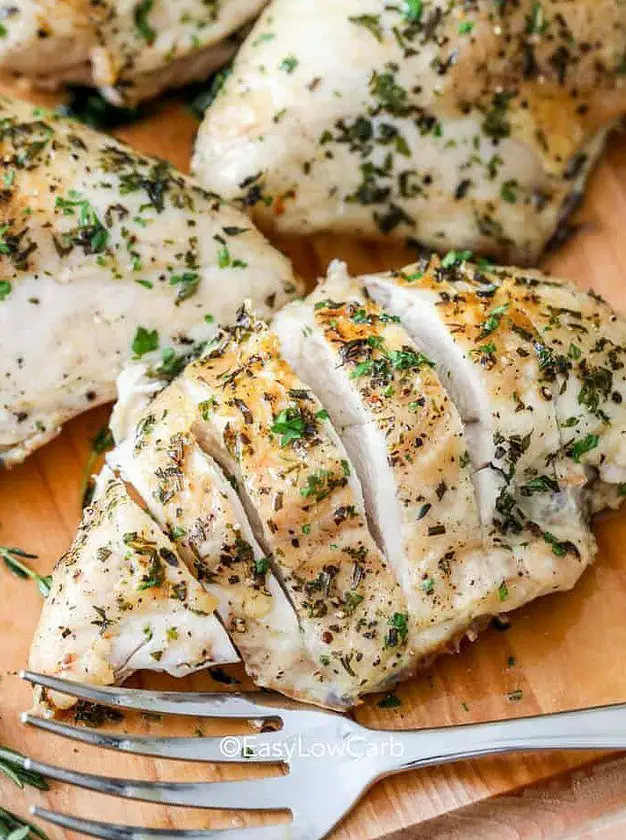 Baked Bone in Chicken Breast