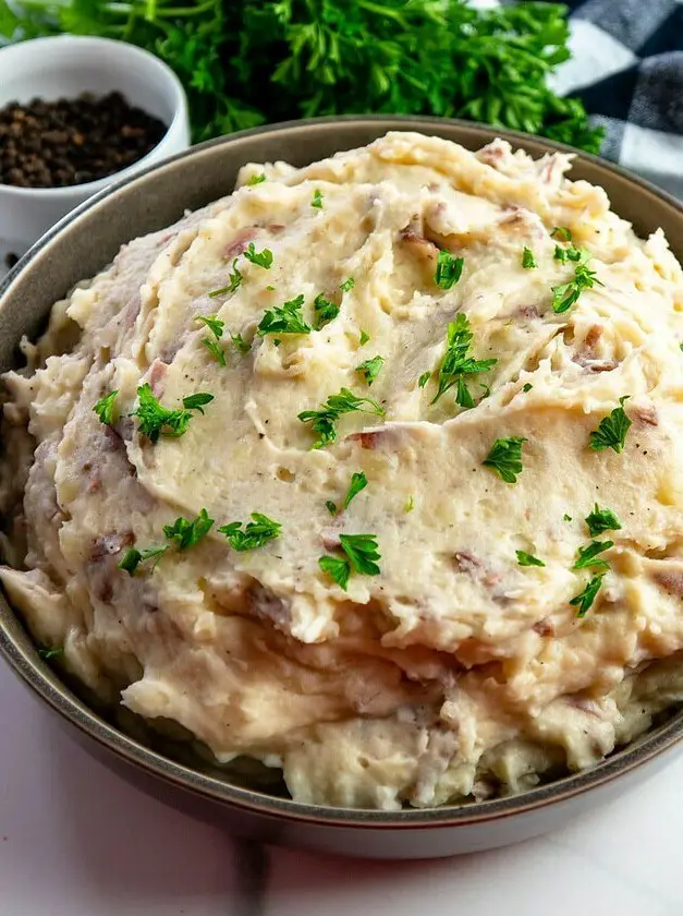 Garlic Mashed Red Potatoes