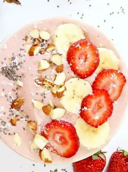 Strawberry Banana Smoothie Bowl