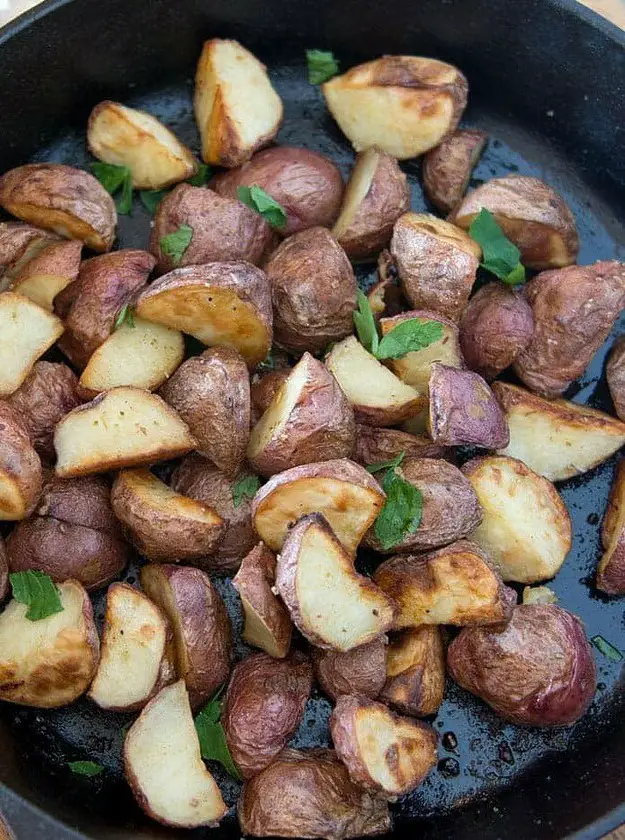 Cast Iron Skillet Roasted Potatoes