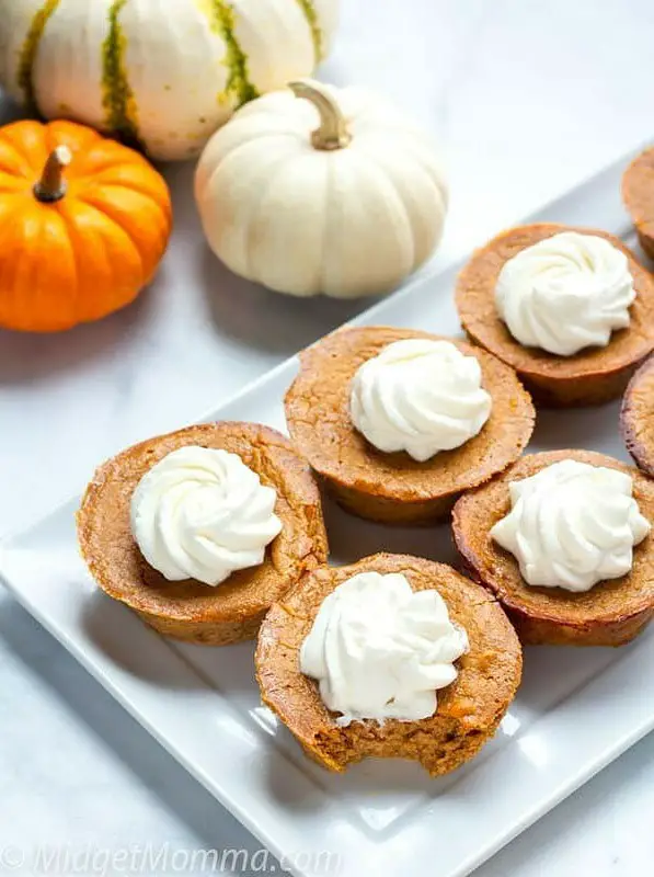 Mini Crustless Pumpkin Pie