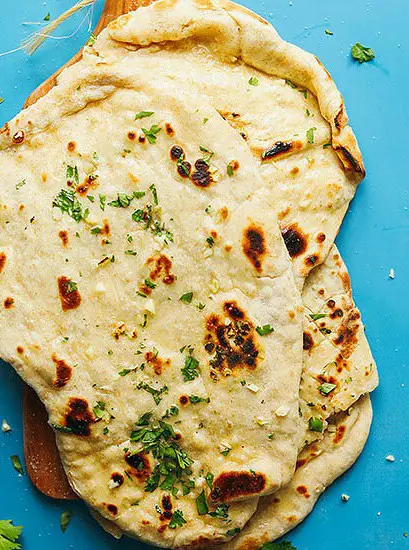 Easy Vegan Naan