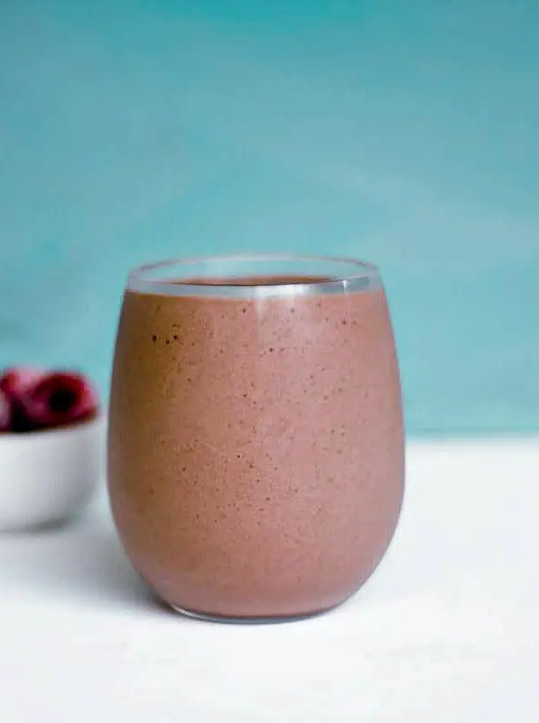 Chocolate Raspberry Protein Shake