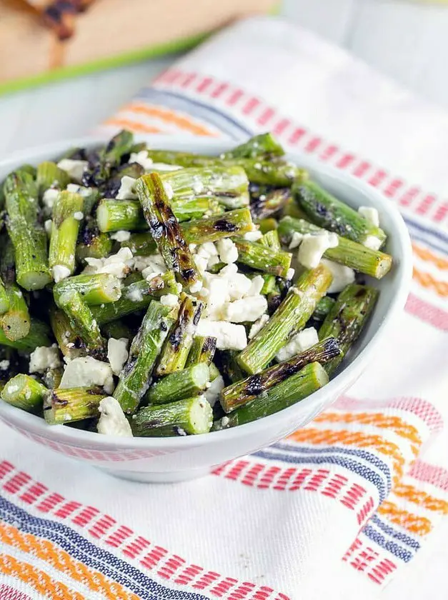 Grilled Asparagus & Feta Salad