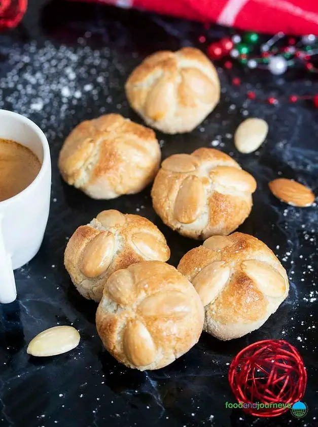 German Baked Marzipan Cookies