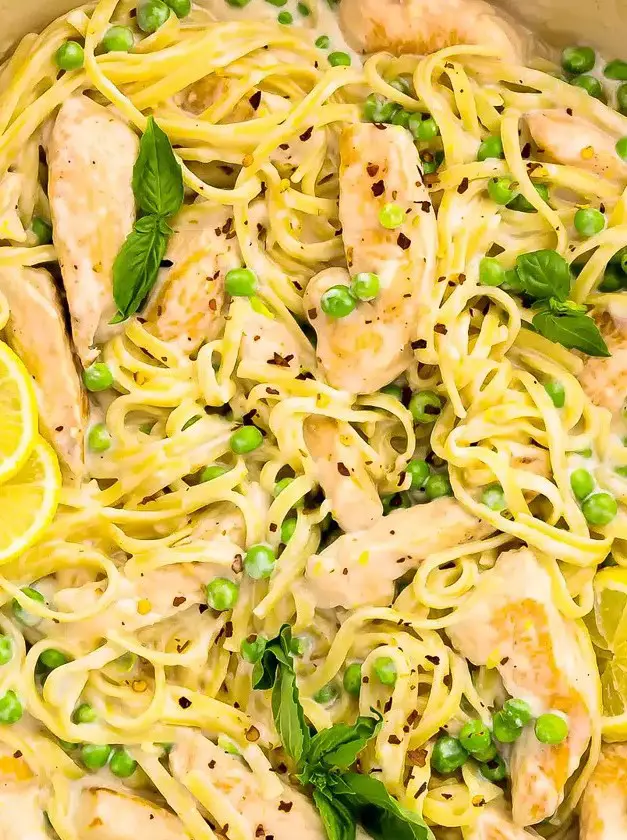 Creamy Lemon Pasta with Chicken