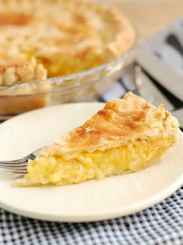 Meyer Lemon Shaker Pie