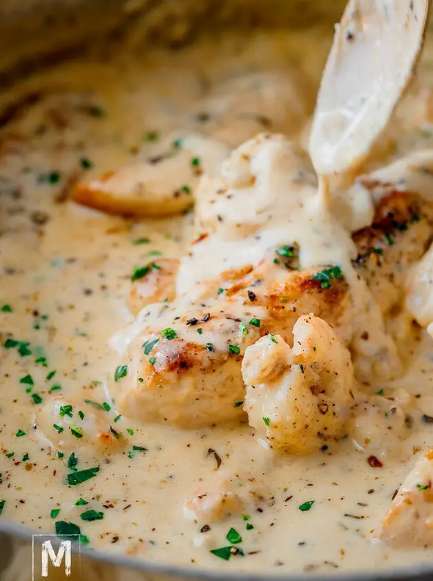 Chicken and Shrimp Alfredo