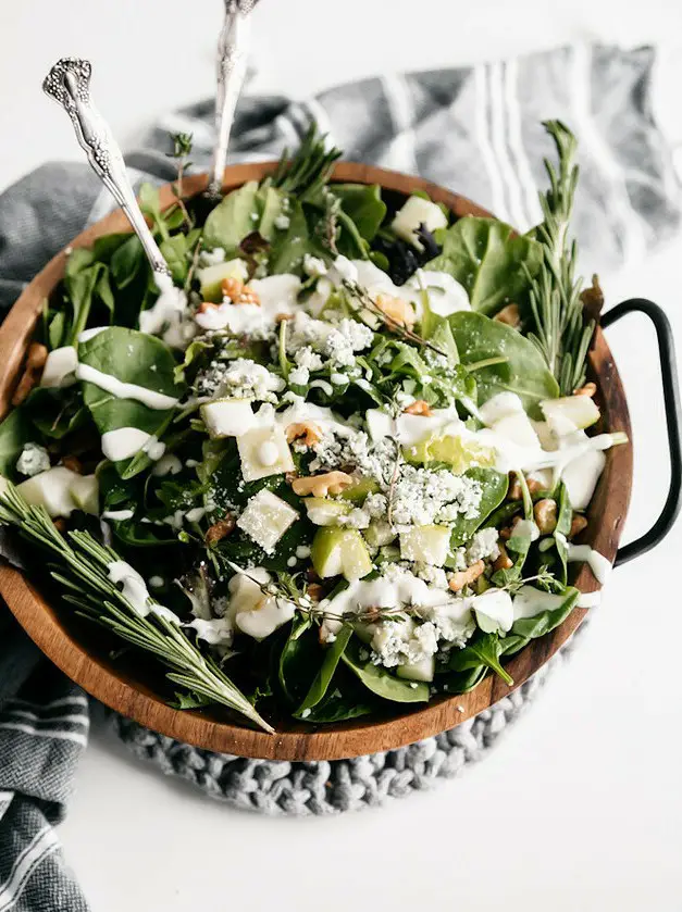 Apple Walnut Blue Cheese Salad