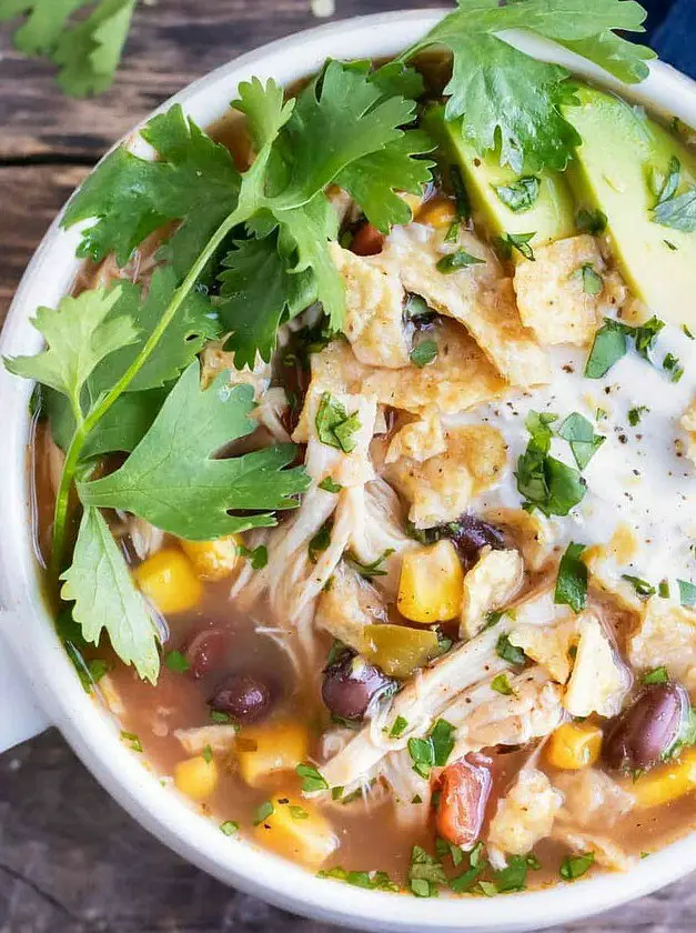 Crock-Pot Chicken Tortilla Soup