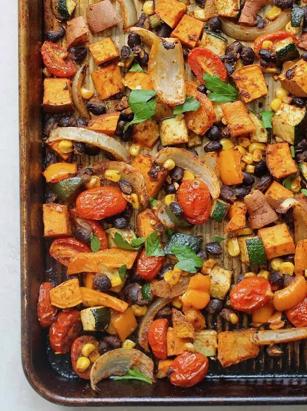 Southwestern Sheet Pan Vegan Dinner