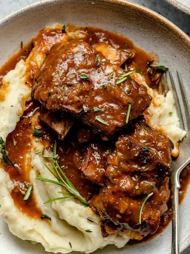 Red Wine Braised Short Ribs