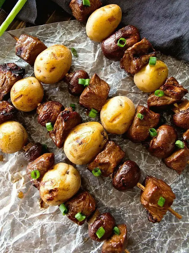 Steak & Potato Kebabs