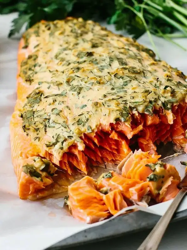 Dijon Baked Salmon