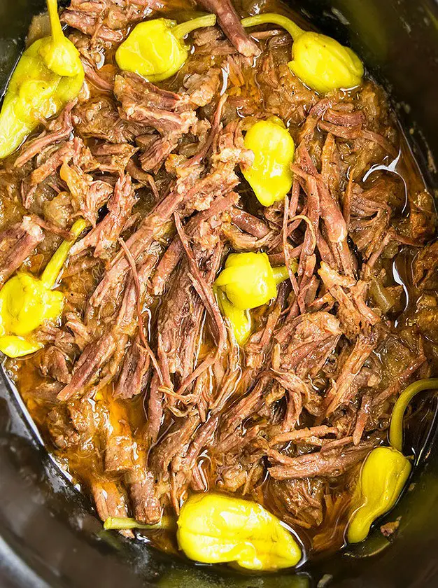 Slow Cooker Mississippi Pot Roast