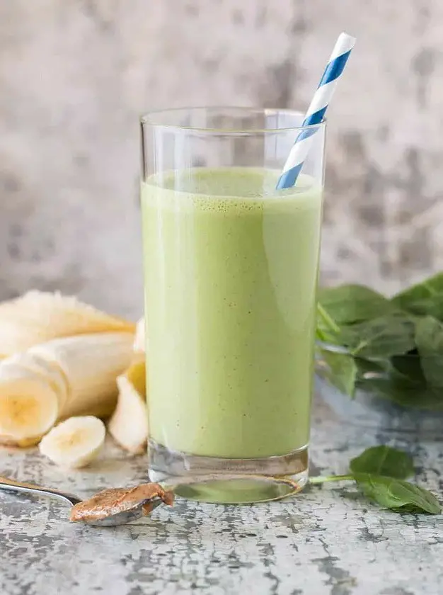 Easy Banana Spinach Smoothie