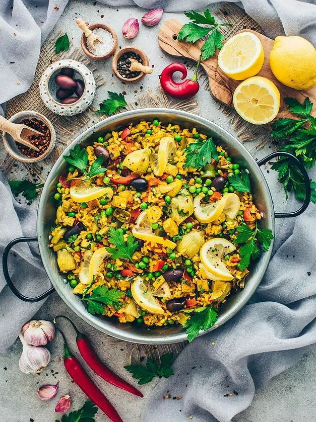 Vegan Spanish Paella