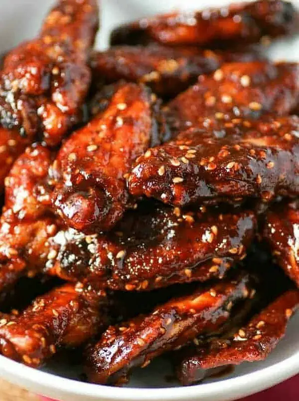 Wings with Angry Sauce