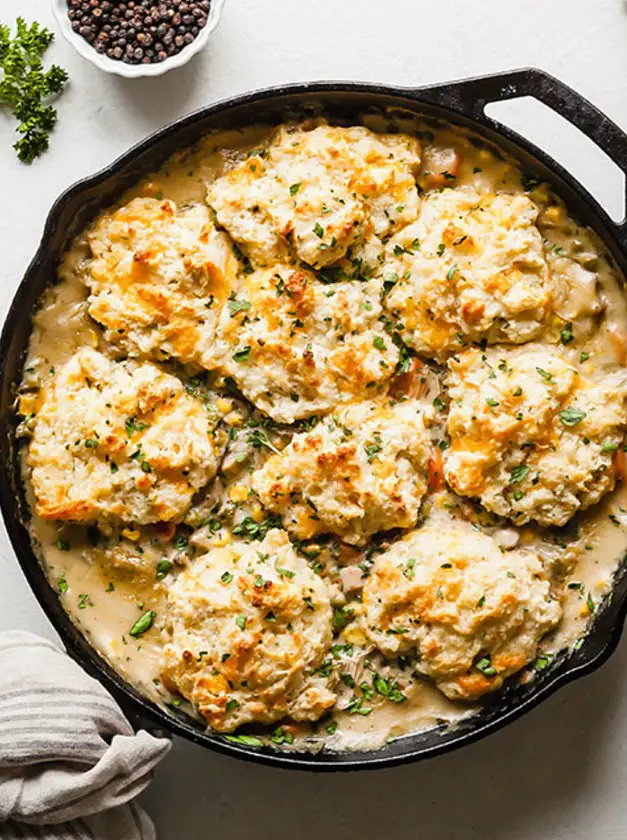 Biscuit Topped Vegetarian Pot Pie