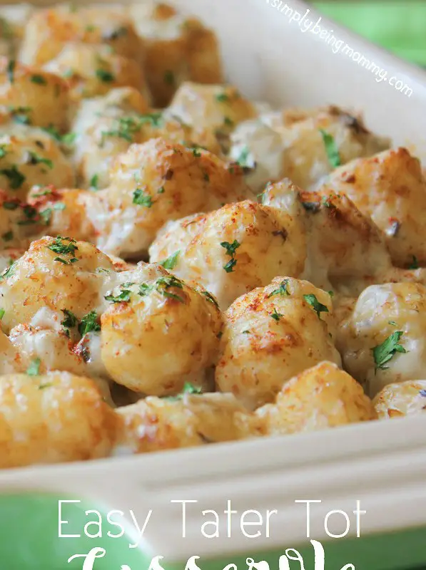 Easy Turkey Tater Tot Casserole