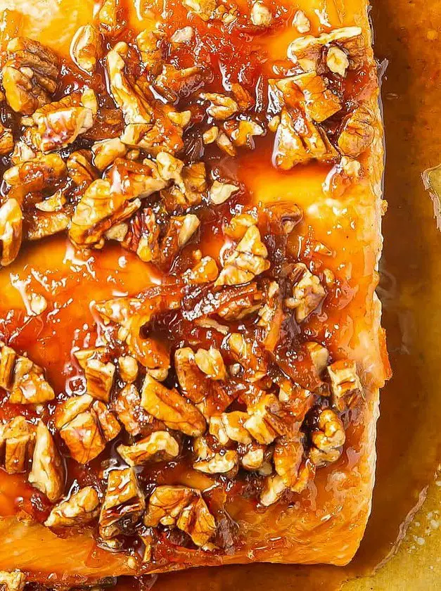 Orange Pecan Baked Salmon