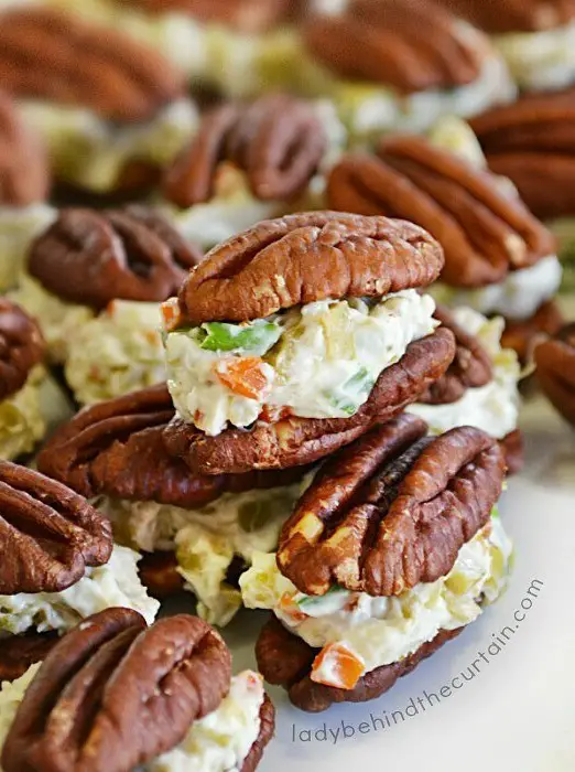 Cream Cheese and Olive Pecan Bites