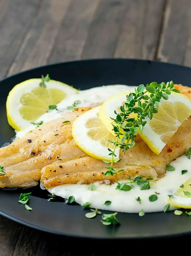 Catfish with Lemon Thyme Sauce