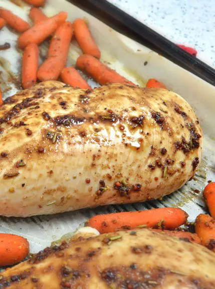 Maple Dijon Chicken and Carrots