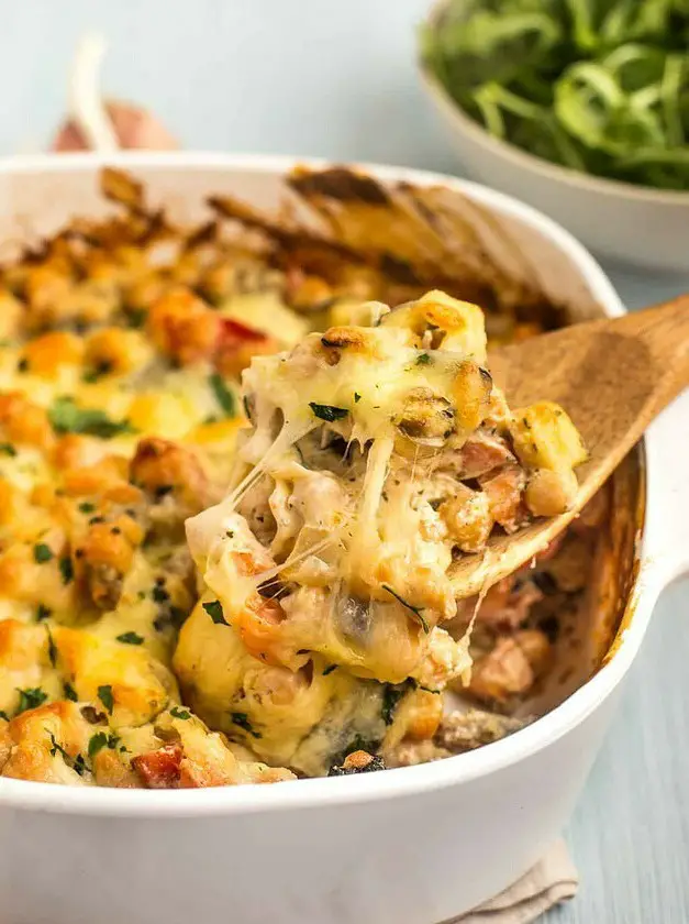 Creamy Chickpea Bake