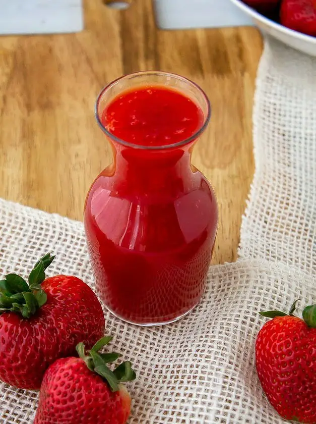 Homemade Strawberry Syrup