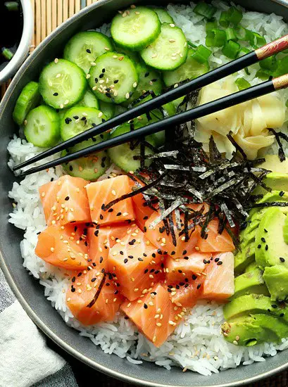 Salmon Sushi Bowl