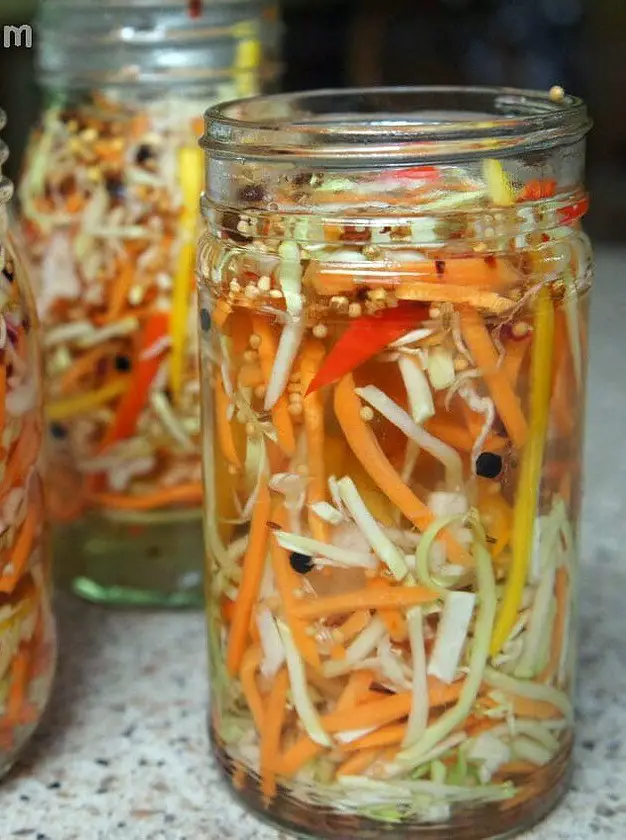 Pickled Vegetable Sandwich Slaw