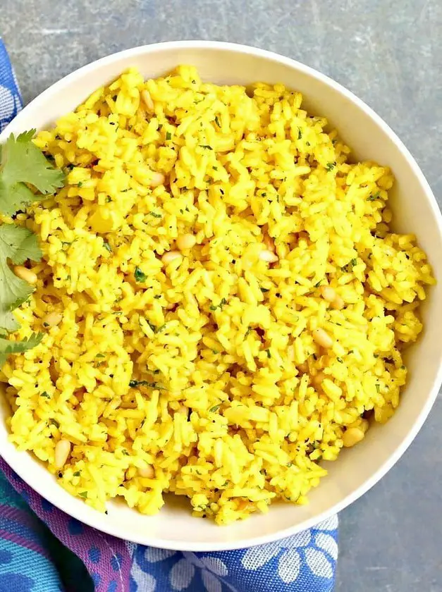 Mediterranean Yellow Rice