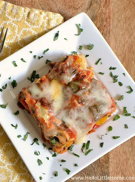 Vegetable Crock Pot Lasagna