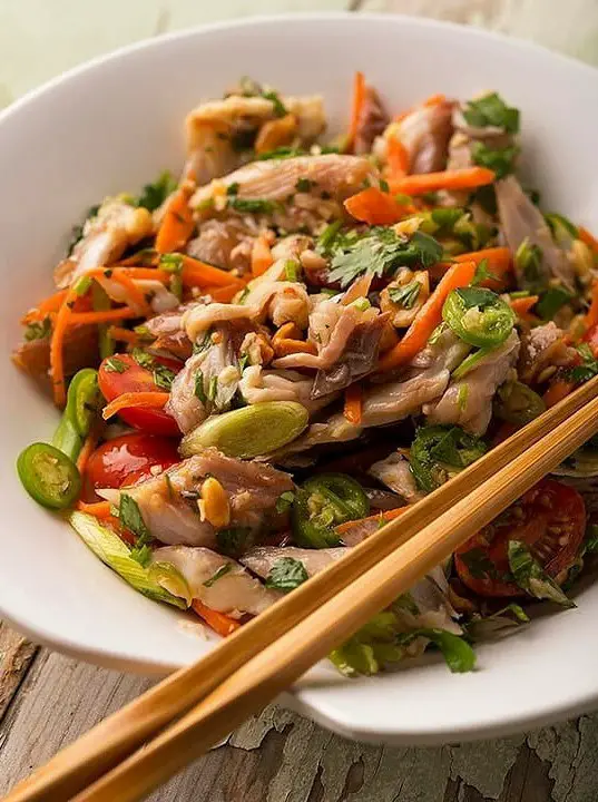 Vietnamese Smoked Fish Salad