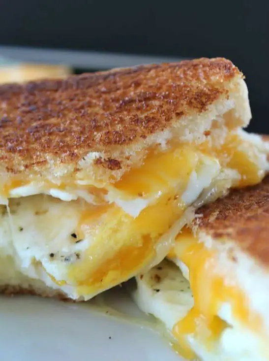 Fried Egg Grilled Cheese Sandwich