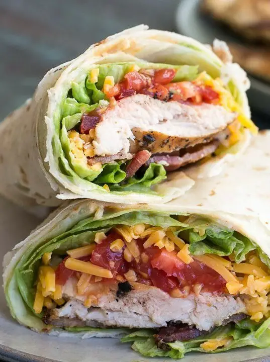 Spicy Chicken Bacon Ranch Wrap